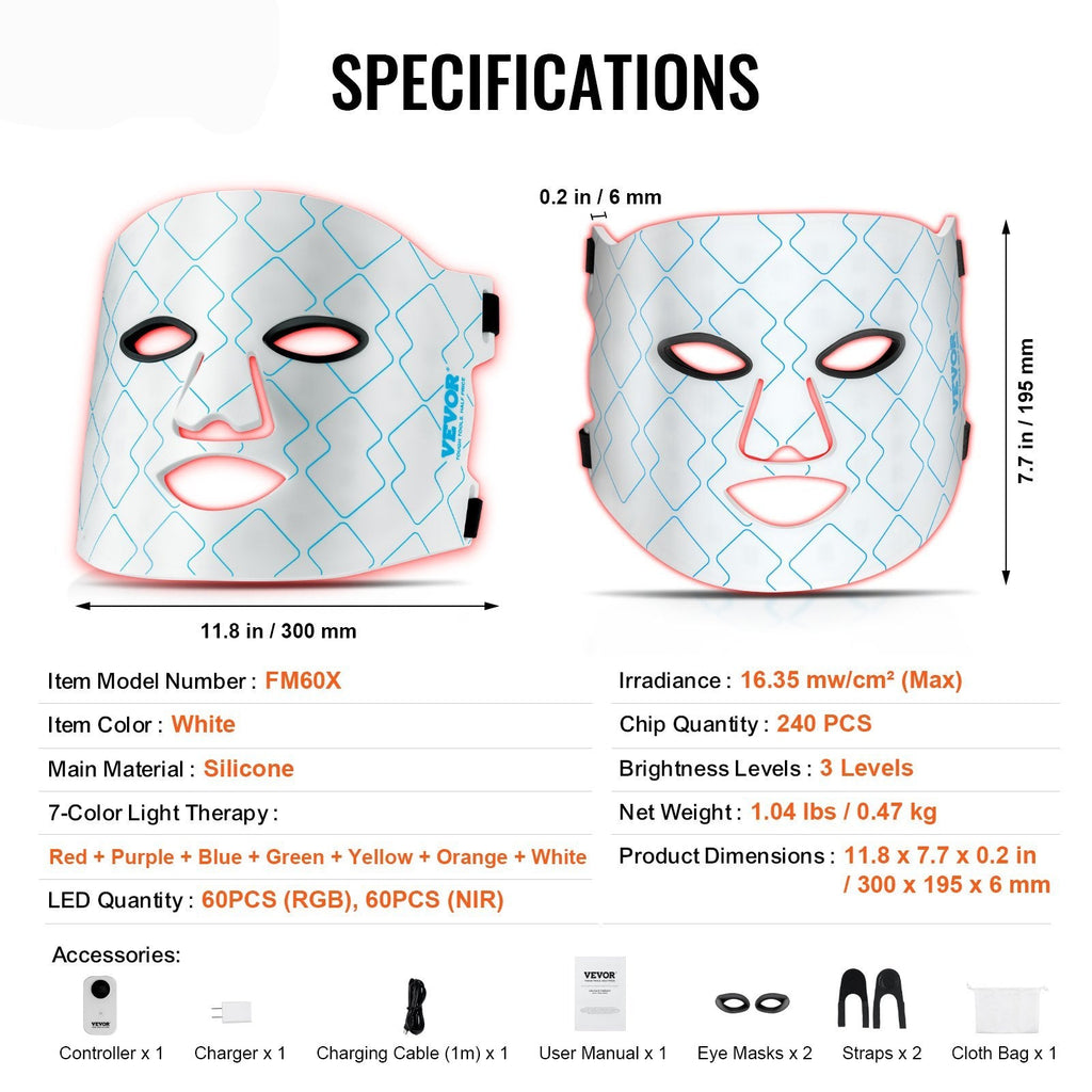 Red Light Face Mask by EVAGLOW